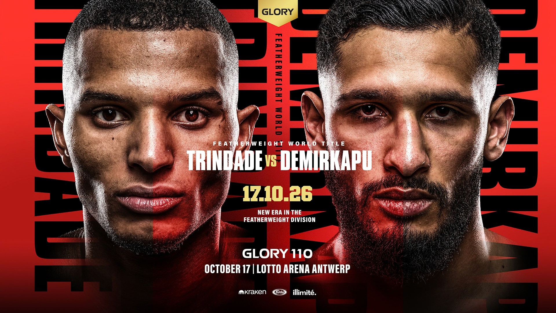 GLORY 110: Miguel Trindade ja Deniz Demirkapu, 17. oktoober 2026, Lotto Arena