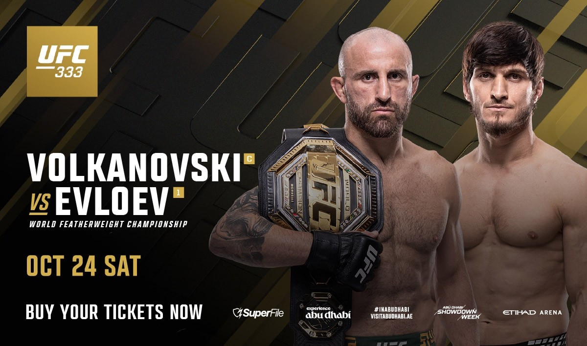 UFC 333: Volkanovski vs Evloev
